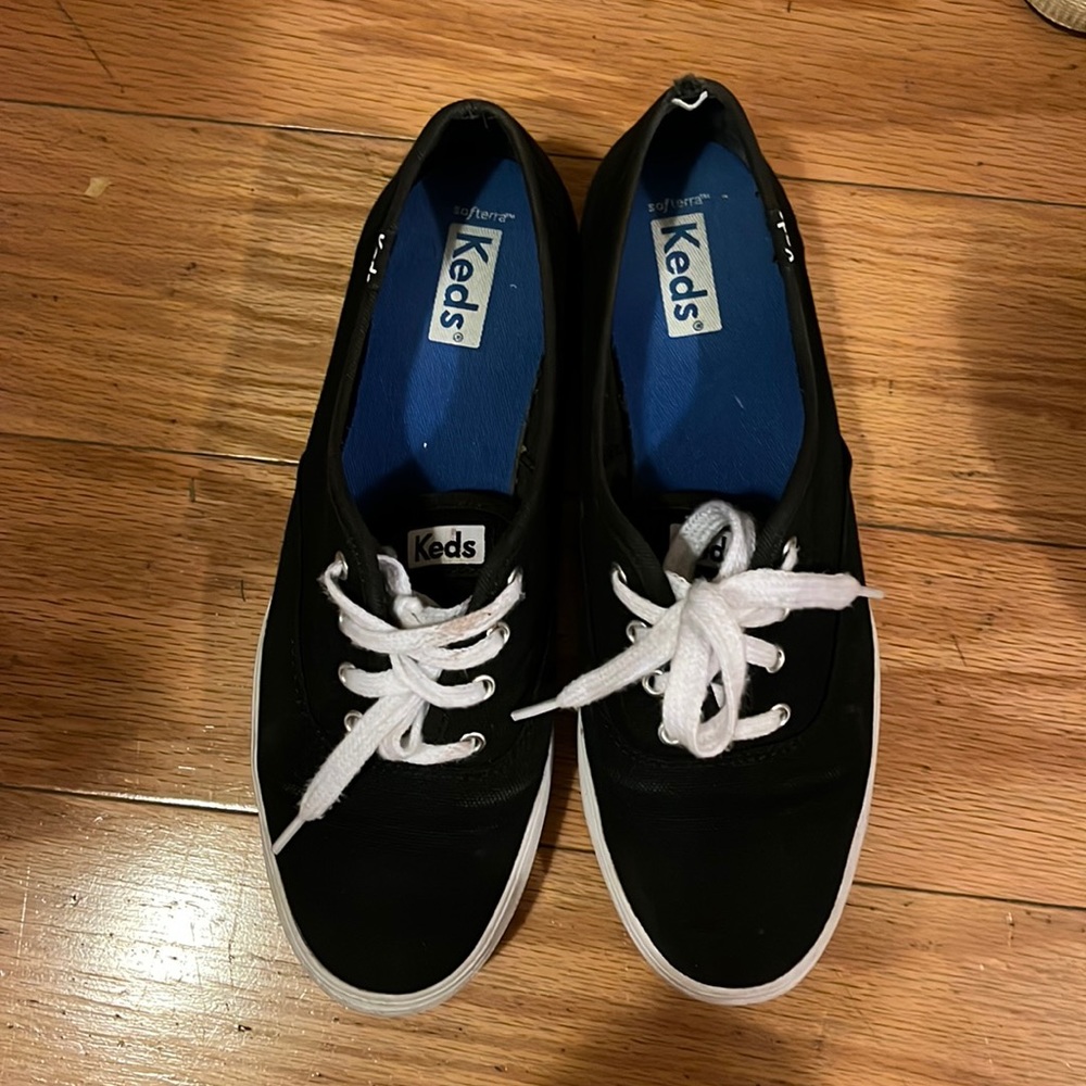 Keds Women's Champion Triple Sneaker Black 7 M US